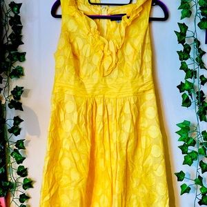 Sunny yellow semi-formal dress